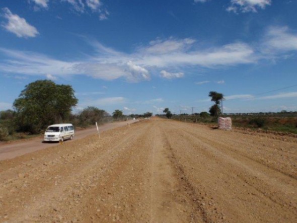 Upgrading Road at Senwabarwana